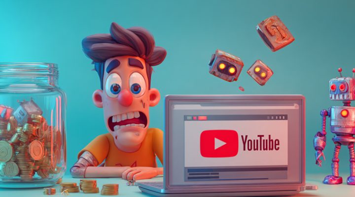 Errores que impiden monetizar canales de YouTube con inteligencia artificial